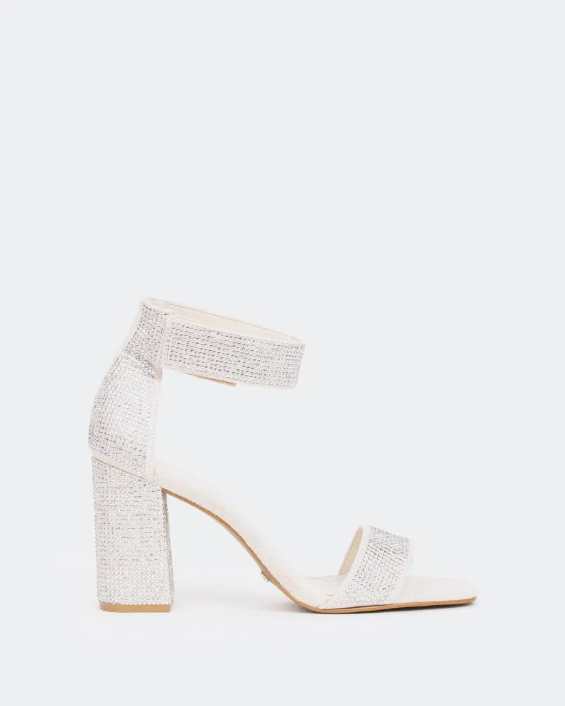 Drew, Off White Wildleder/Blanc Cas.