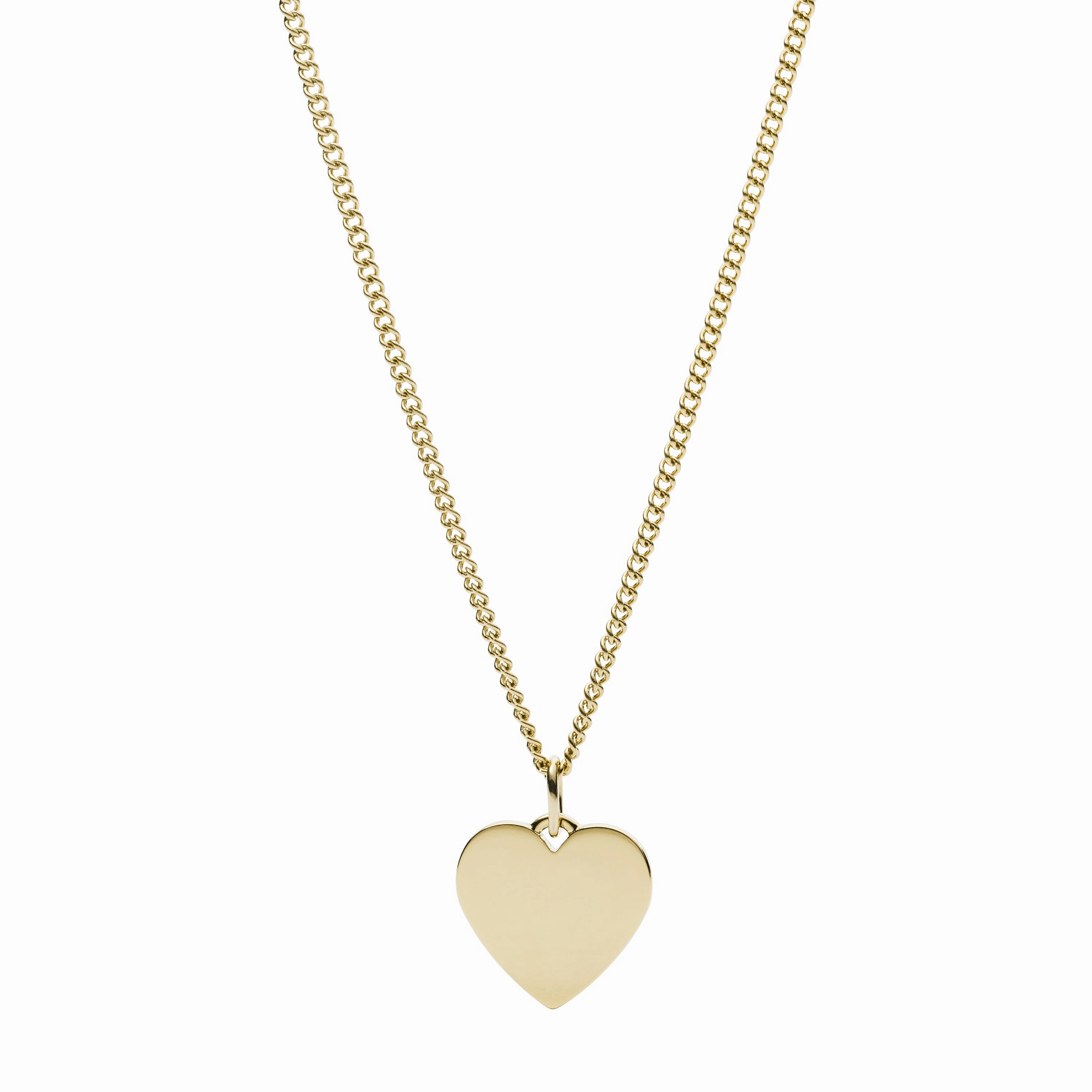 Drew Heart Gold-Tone Stainless Steel Necklace