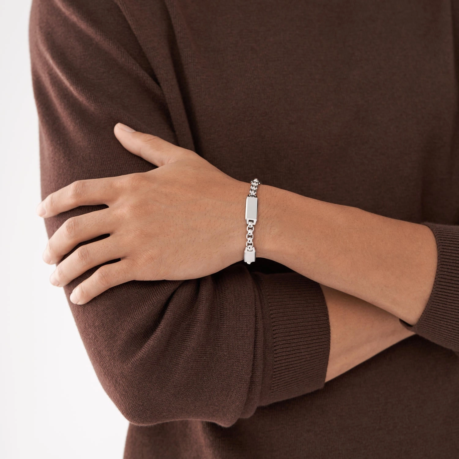 Drew Stainless Steel ID Bracelet