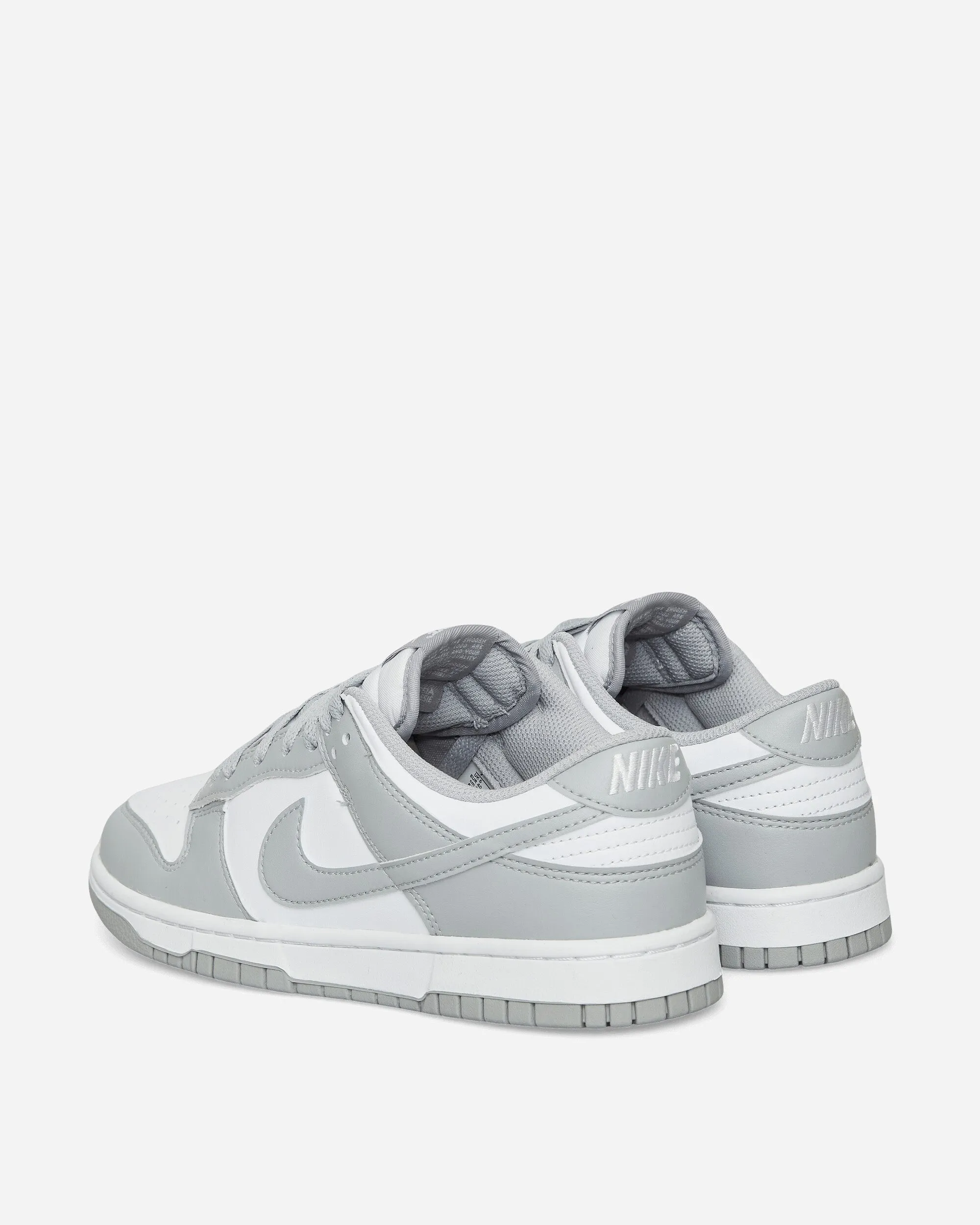 Dunk Low Sneakers Weiß / Hellrauchgrau