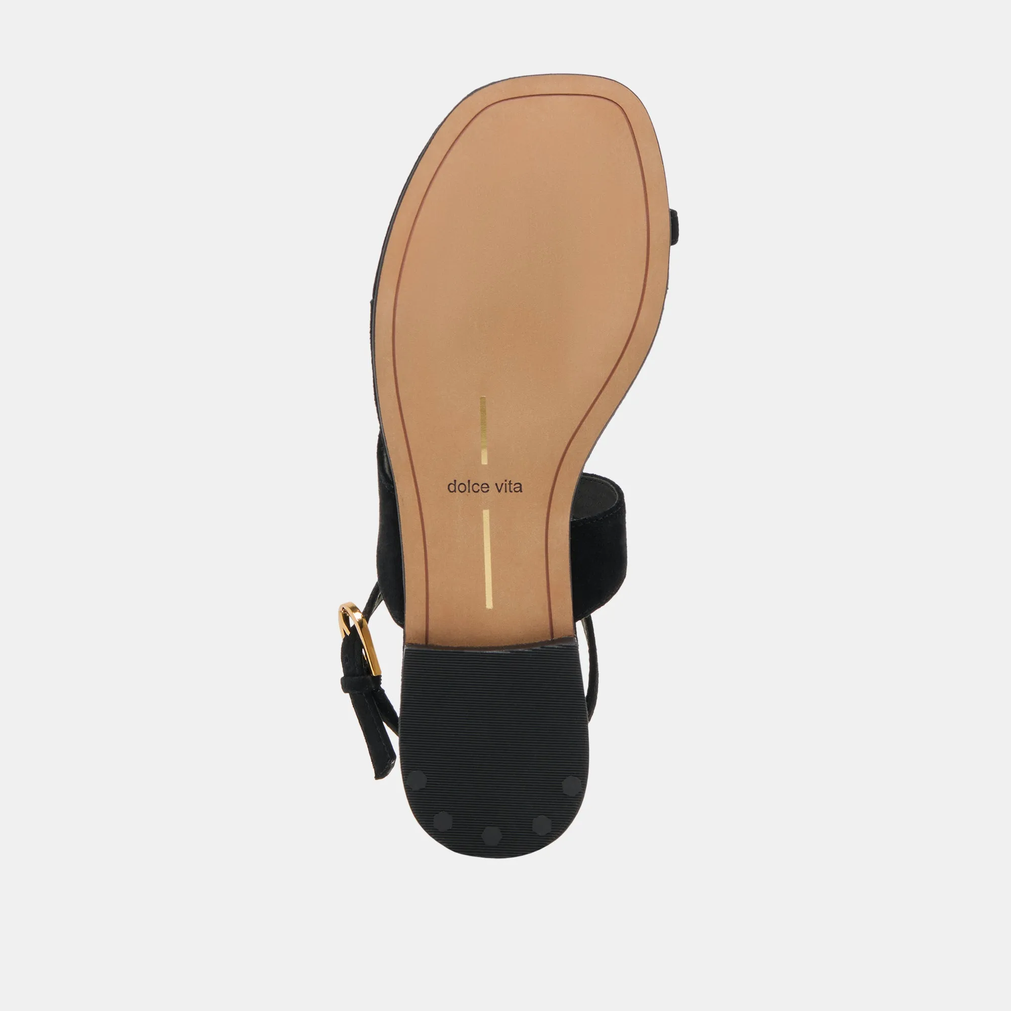 EARLA SANDALEN ONYX WILDLEDER