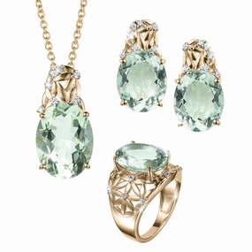 Eden Green Amethyst Collection suit-set  
