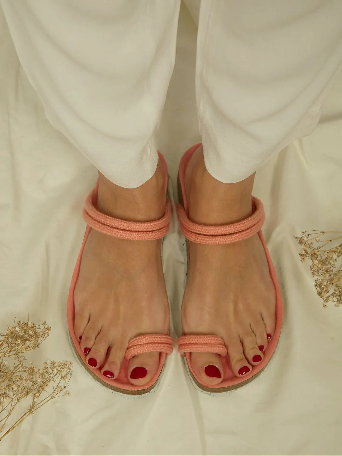 El Teide Vegane Baumwollseil & Kork Sandalen | Sonnenaufgang