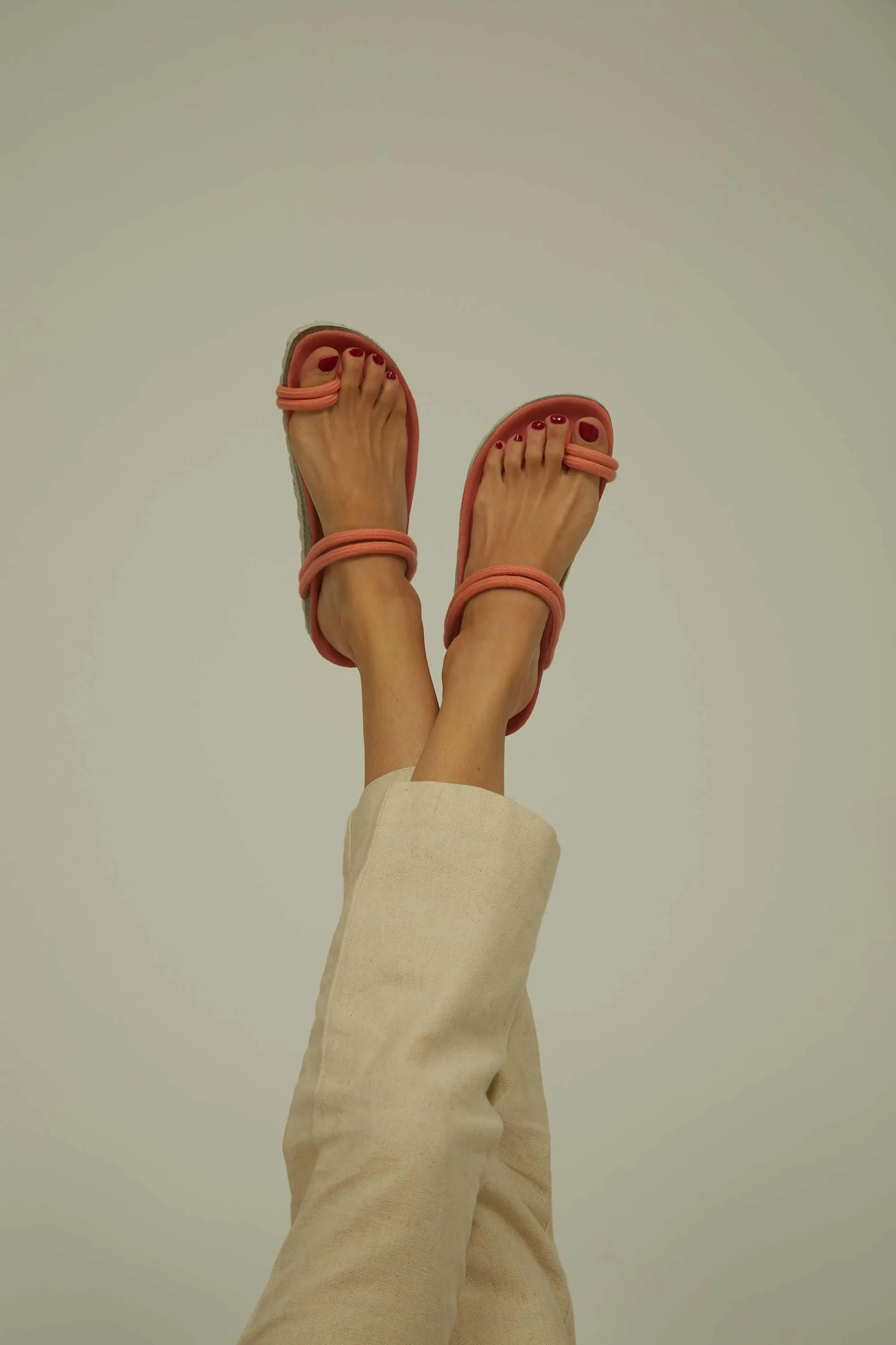 El Teide Vegane Baumwollseil & Kork Sandalen | Sonnenaufgang