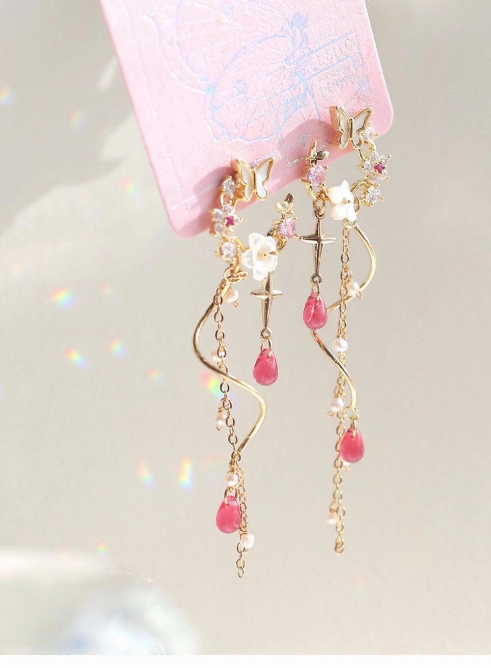 Elegant And Exquisite Color Gilded Earrings
