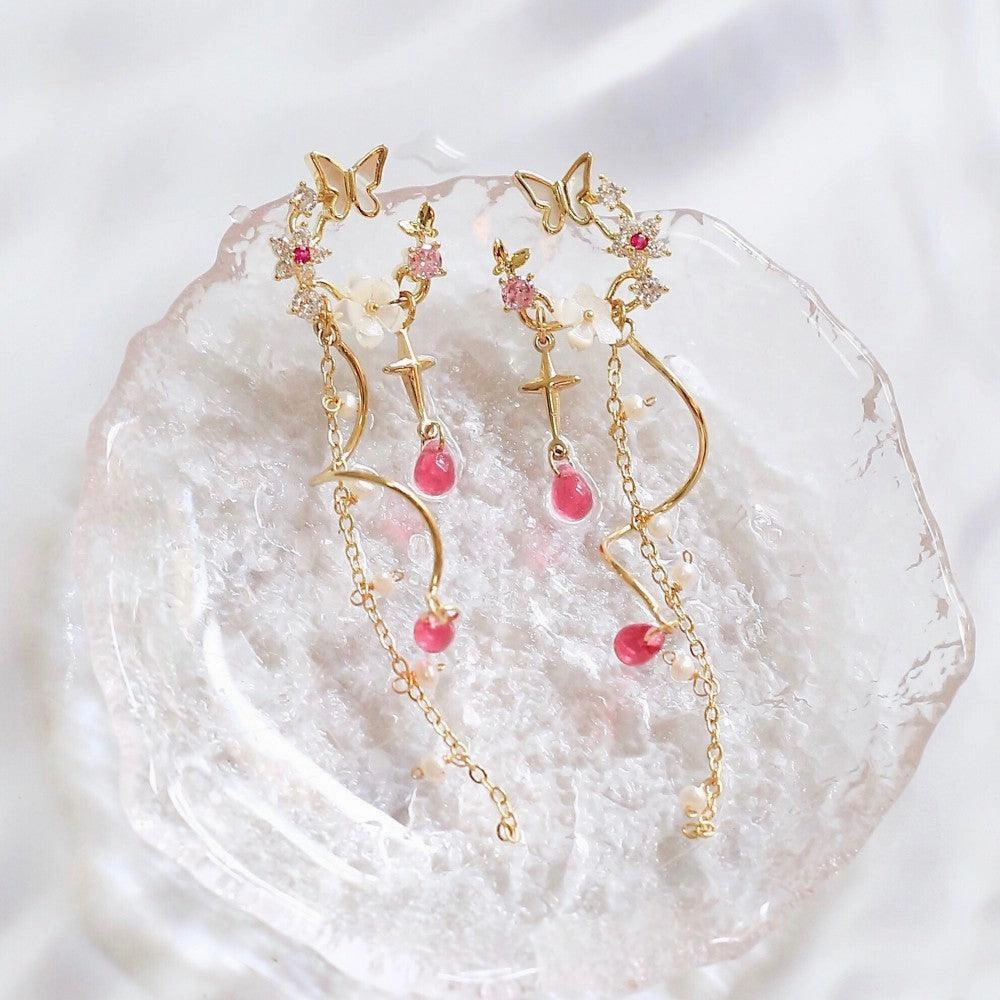 Elegant And Exquisite Color Gilded Earrings