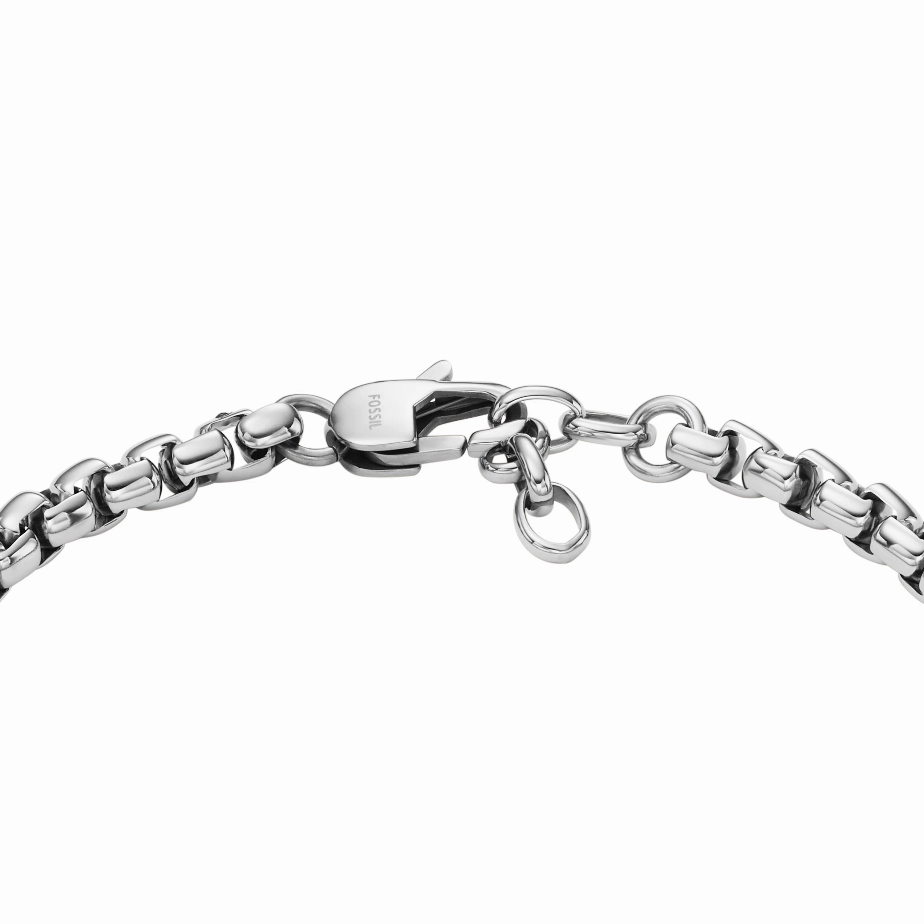 Ellis All Stacked Up Stainless Steel Chain Bracelet