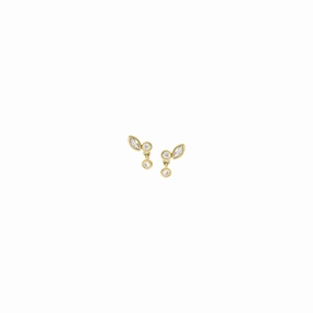 Ellis Toi Et Moi Gold-Tone Brass Stud Earrings fashion-jewelry  
