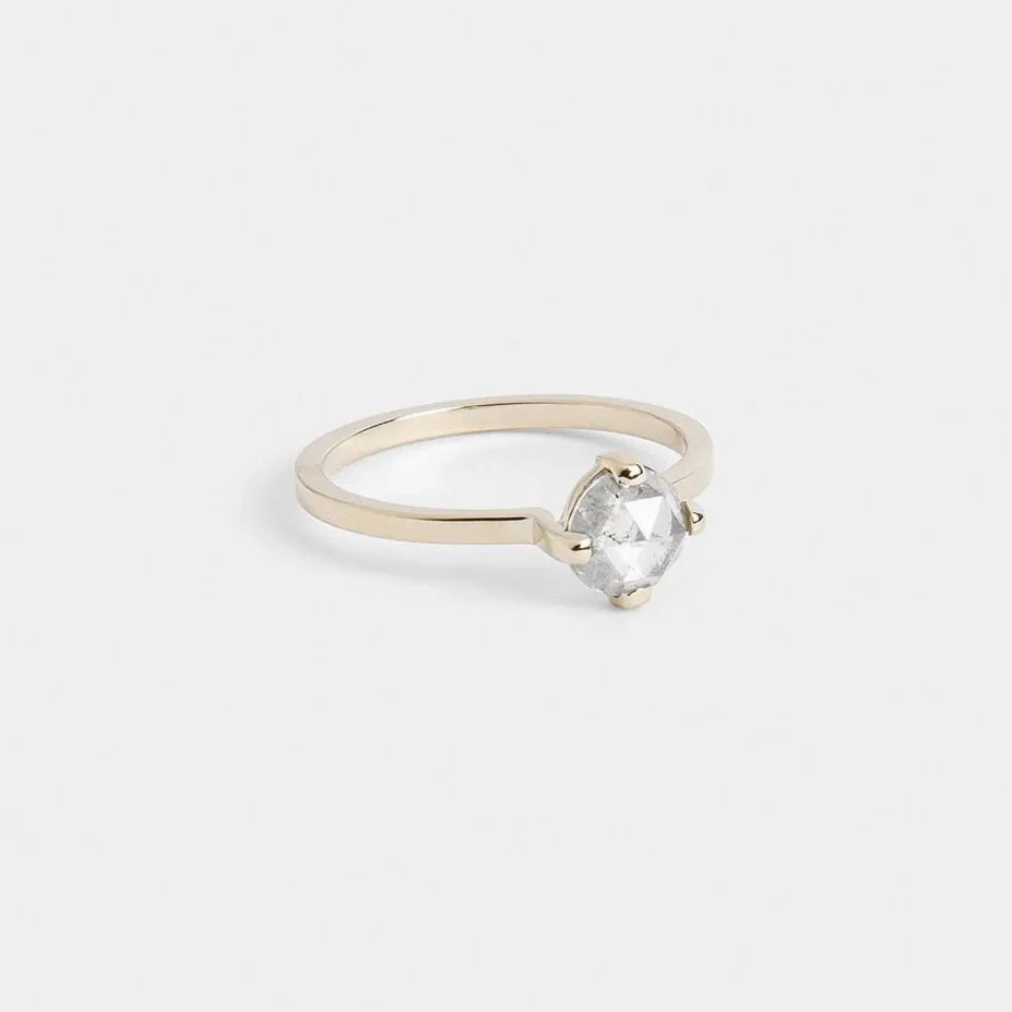 Ema Ring with Salt and Pepper Diamond in Gold