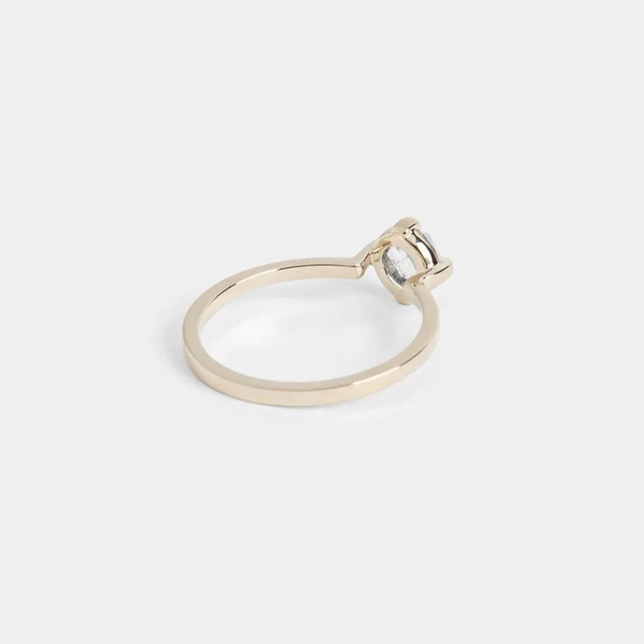 Ema Ring with Salt and Pepper Diamond in Gold