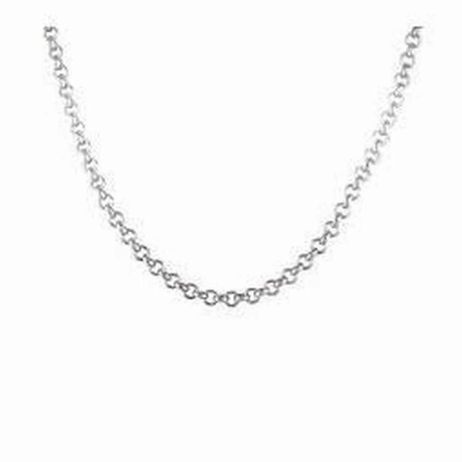 Emozioni Silver 16-18" Necklace texture-silver-ornament  