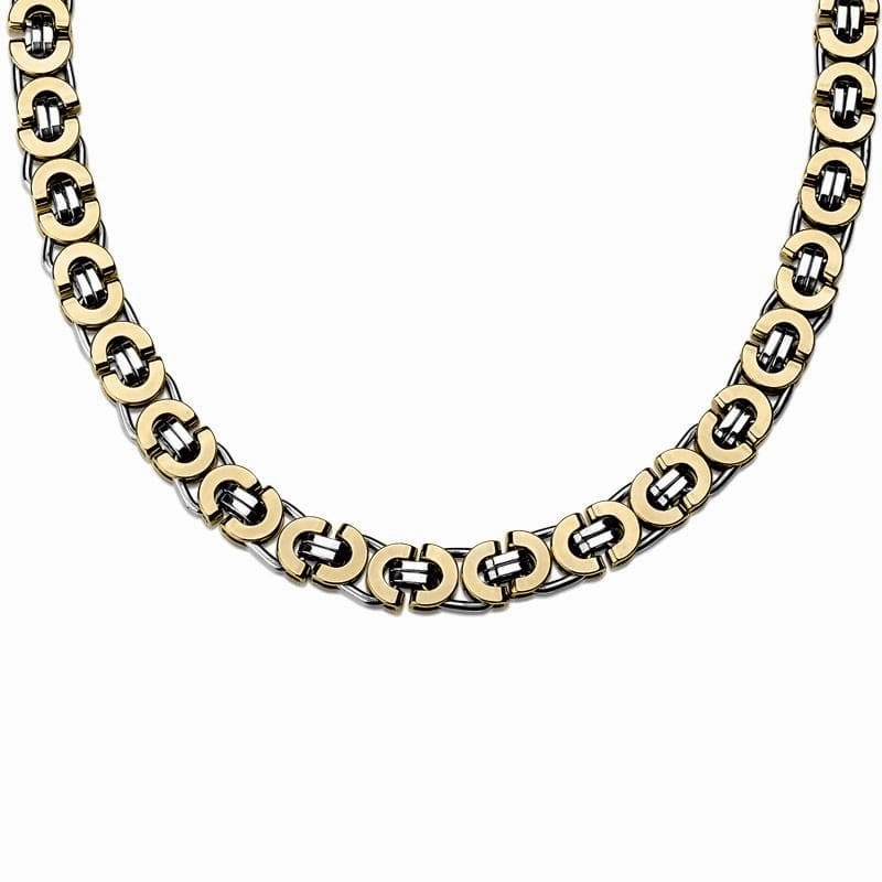 Emperor Flat Byzantine Necklace 