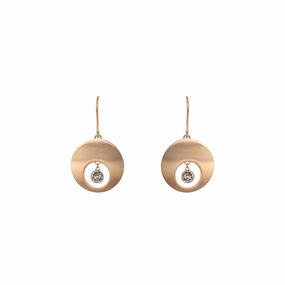 Esprit Earrings Rosegold Color Stainless?Steel?With Stone fashion-jewelry  