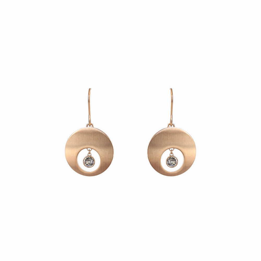 Esprit Earrings Rosegold Color Stainless?Steel?With Stone fashion-jewelry  