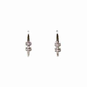 Esprit Earrings Silver C Style With Stone Design fashion-jewelry  