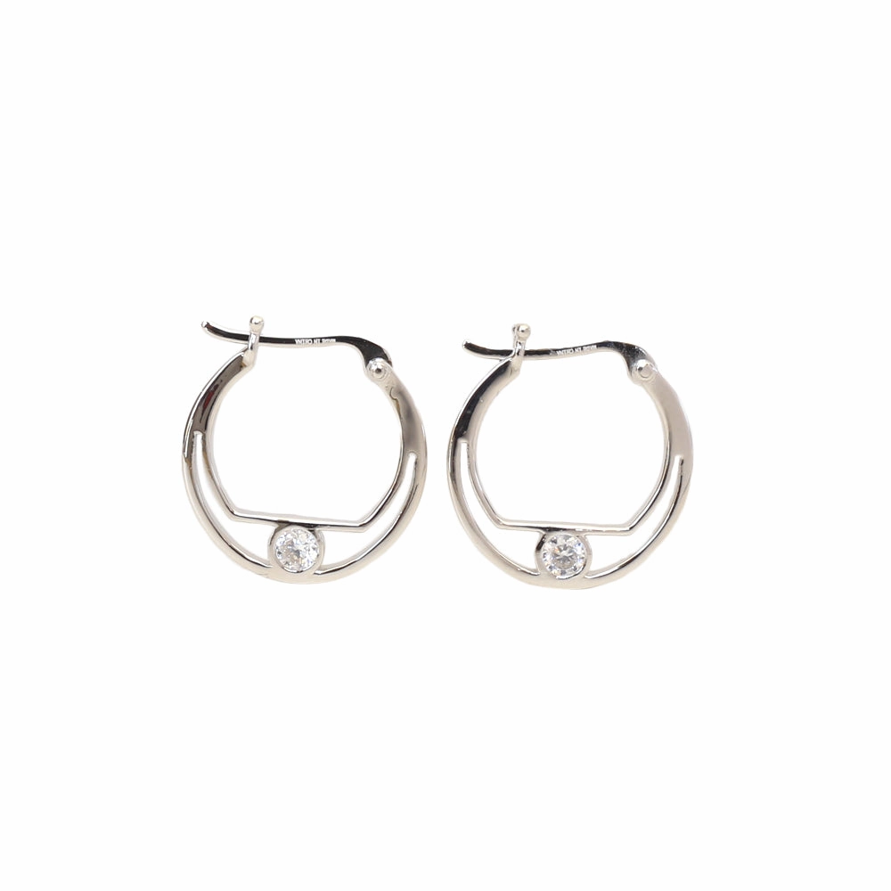 Esprit Earrings Silver Color 925 Silver And Stone fashion-jewelry  