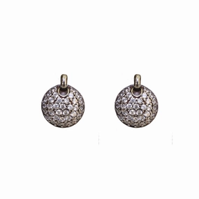 Esprit Earrings Silver Color Round Design With Stone 9.25 Silver fashion-jewelry  