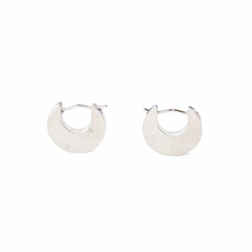Esprit Earrings Silver Round Style Matt & Glowsy Finish 