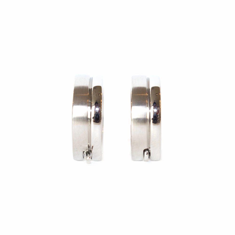 Esprit Earrings Silver Round Style Matt & Glowsy Finish fashion-jewelry  