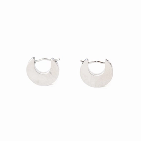 Esprit Earrings Silver Round Style Matt & Glowsy Finish 