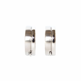Esprit Earrings Silver Round Style Matt & Glowsy Finish 