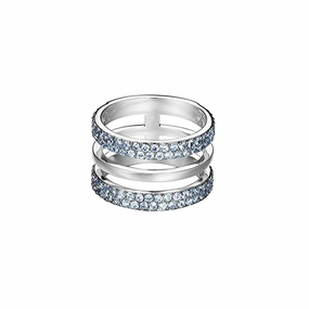 Esprit Ladies Silver Color Ring With? Blue Stone Design fashion-jewelry  