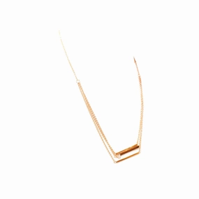 Esprit Necklace Ip Rosegold With Pendant 9.25 fashion-jewelry  