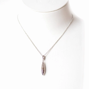 Esprit Necklace Silver Chain With Tear Drop Style Pendant fashion-jewelry  