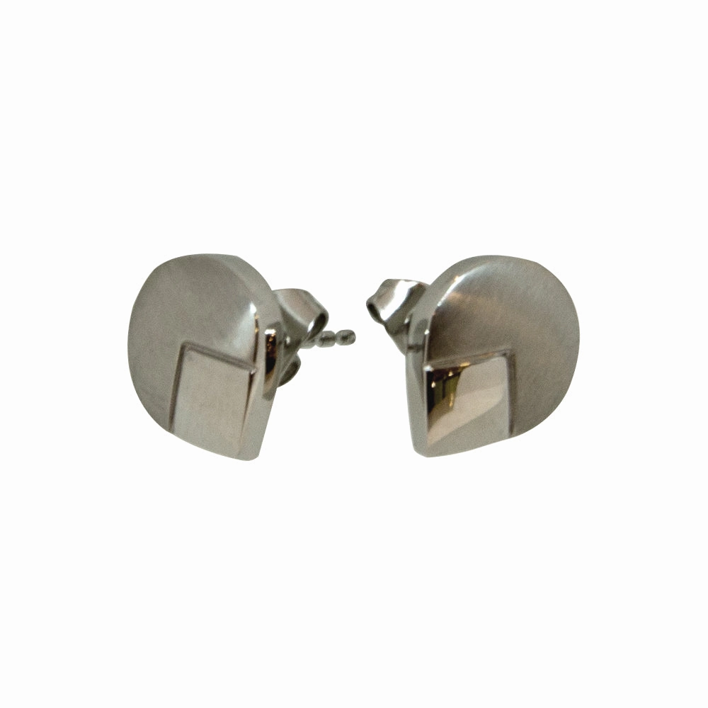 Esprit Stainless Steel Earrings Silver Color