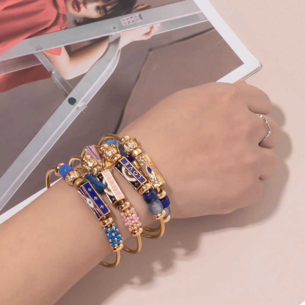 European And American Fashion Popular Style Couple Bracelet 