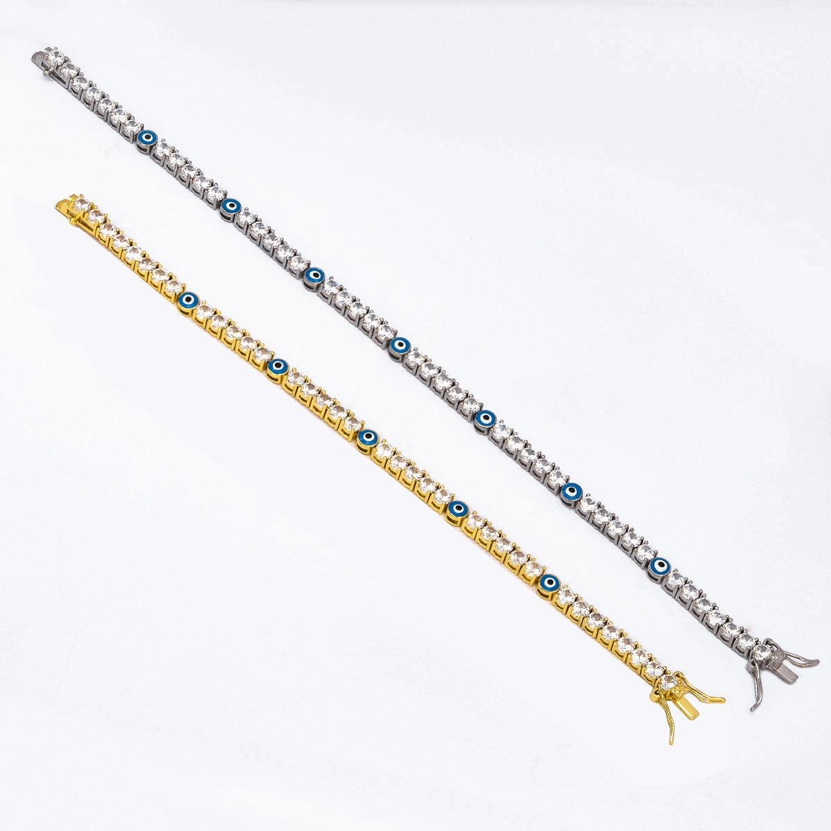 European And American Jewelry Tennis Chain Hip-hop Personality Bracelet