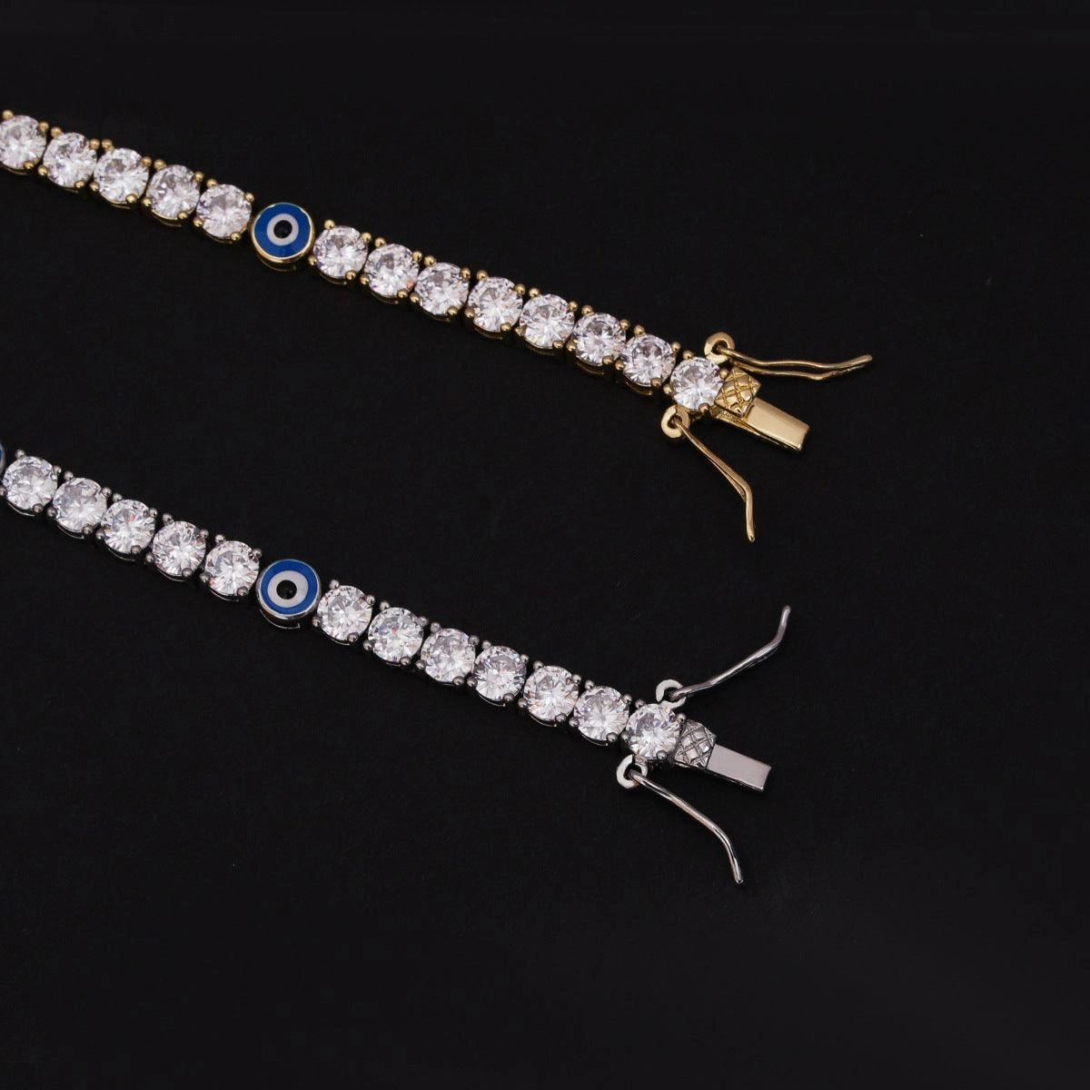 European And American Jewelry Tennis Chain Hip-hop Personality Bracelet
