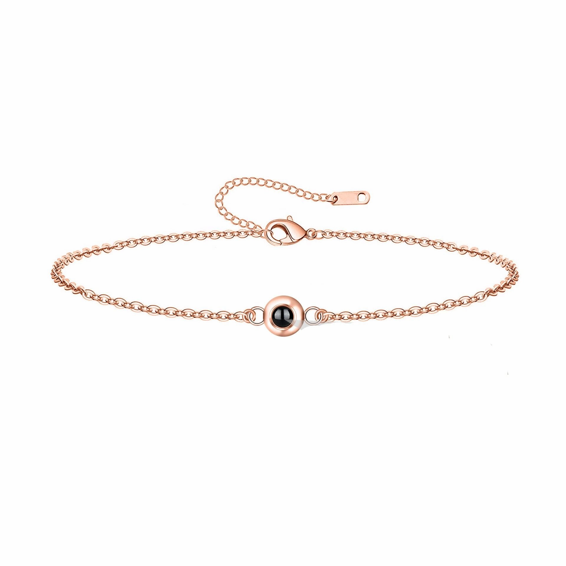 Explosive Circular Couple Projection Bracelet Male And Female Pair