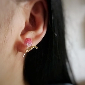 Exquisite Sterling Silver Fashion Earrings 