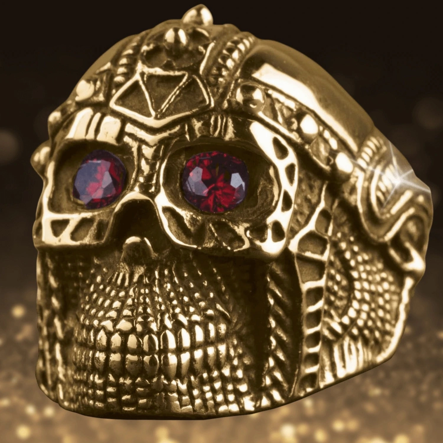 Face Of A Warrior Ring
