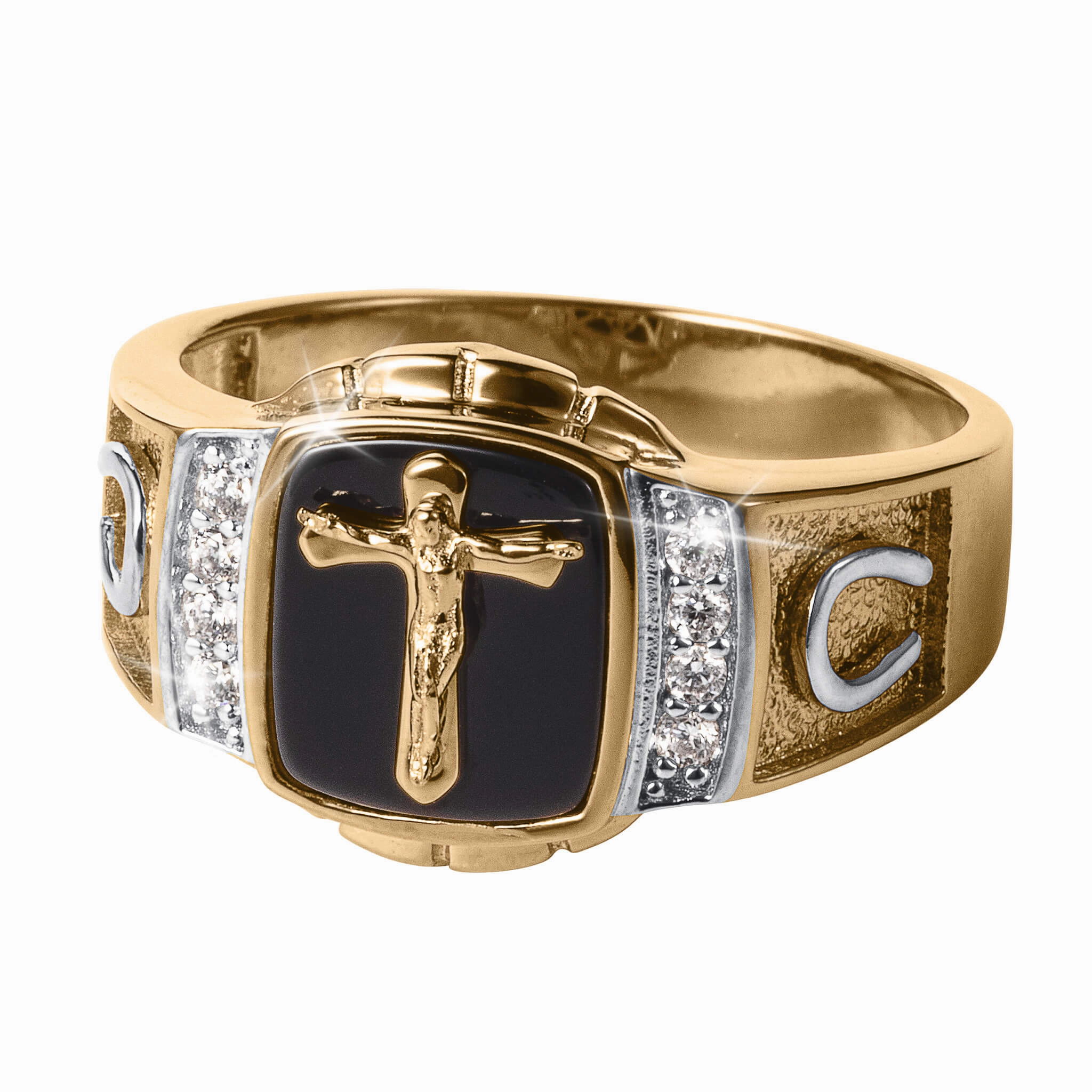 Faith & Fortune Onyx Ring 