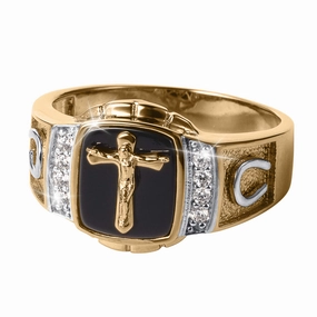 Faith & Fortune Onyx Ring 