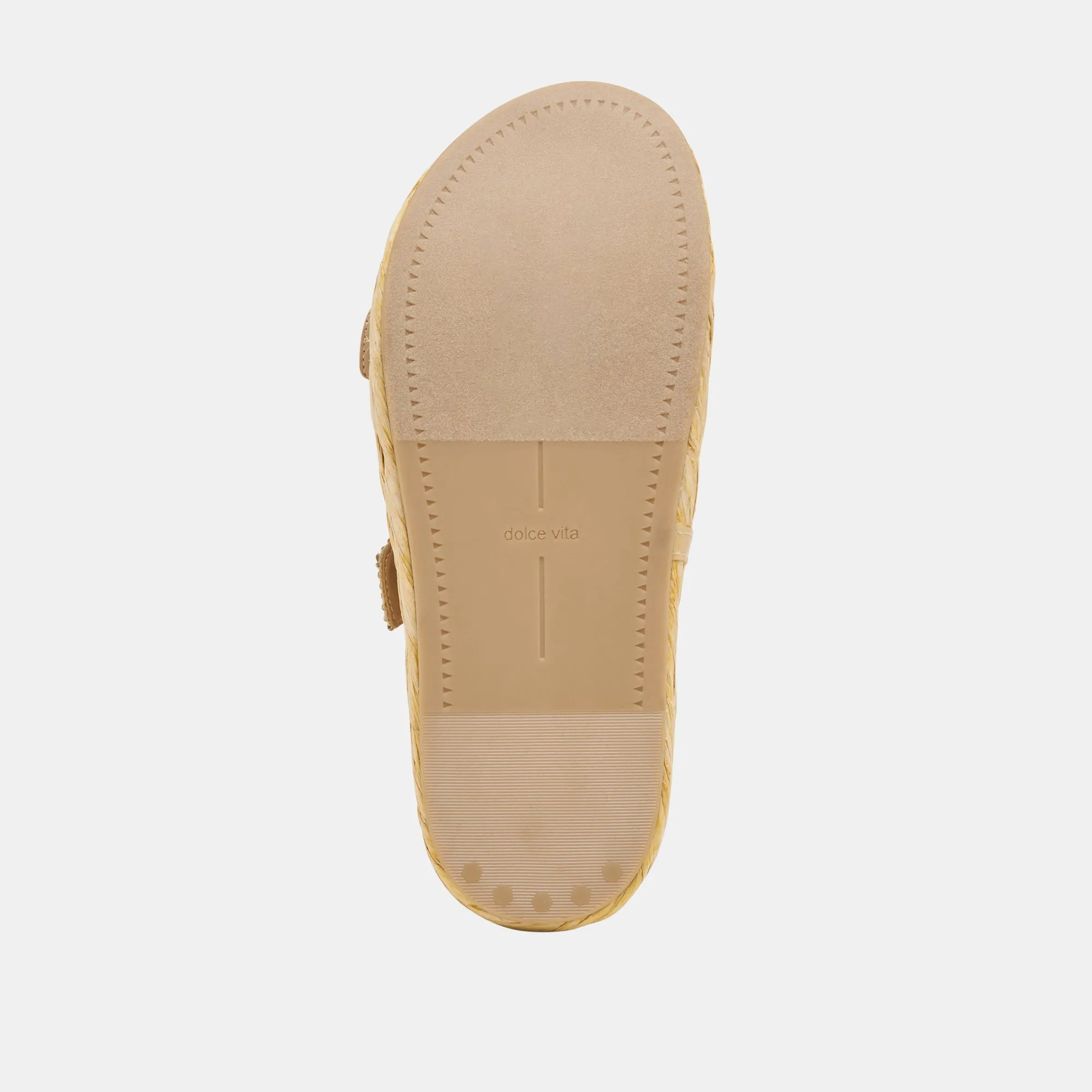 FALYN SANDALETTEN BRAUN NATUR GEFLOCHTENE RAFFIA