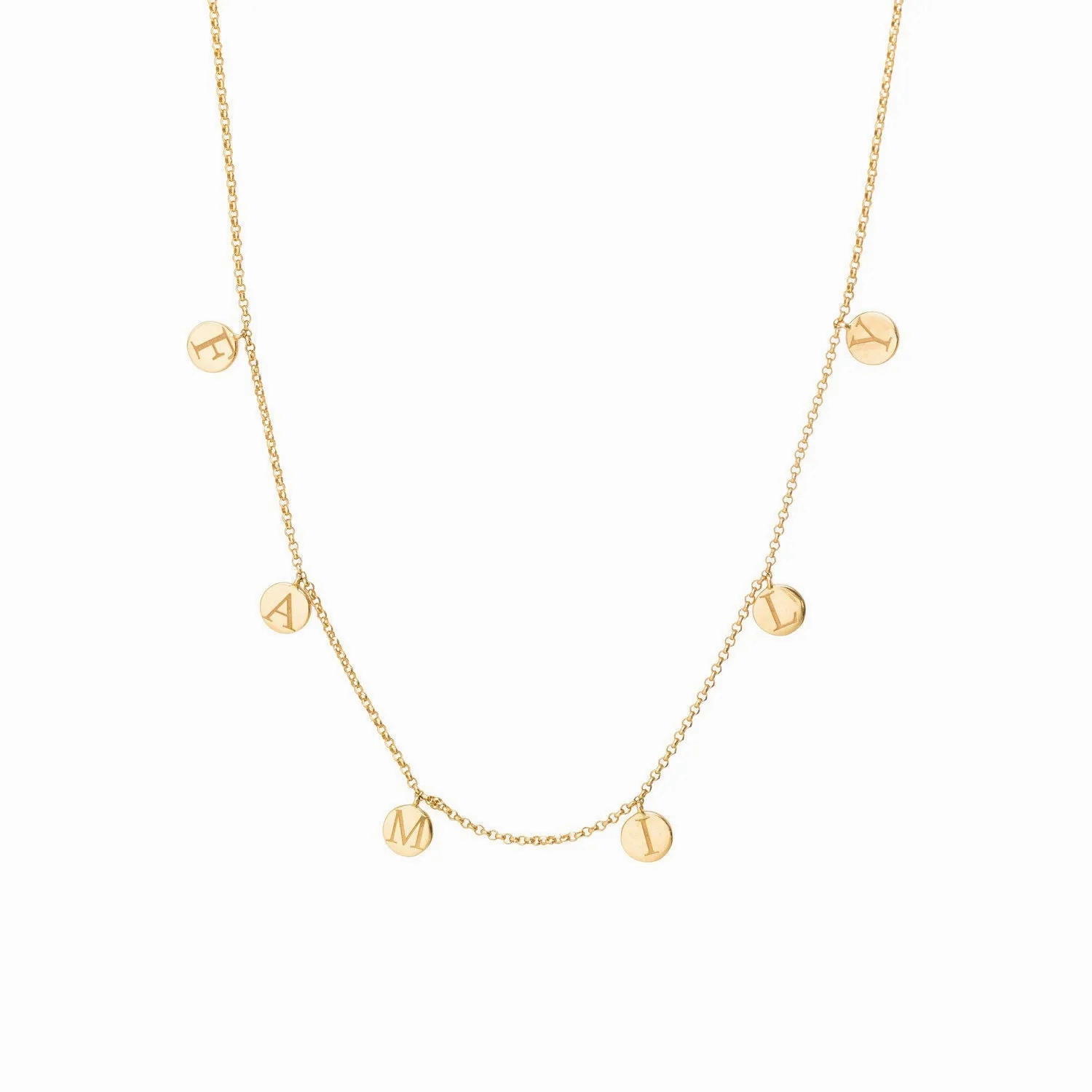 Family Necklace Gold