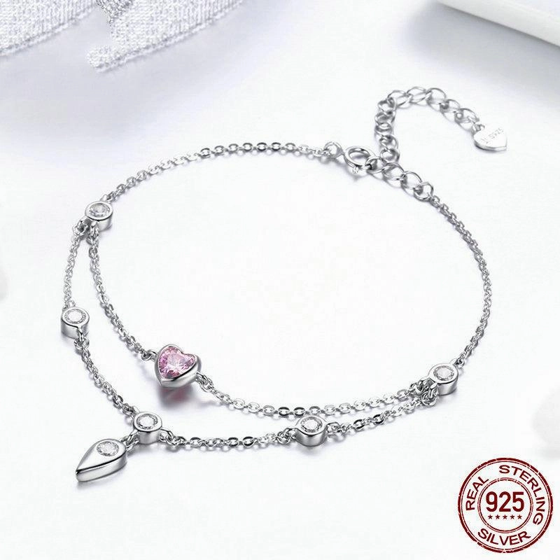 Fashion Bracelet Ladies Sweetheart Inlaid