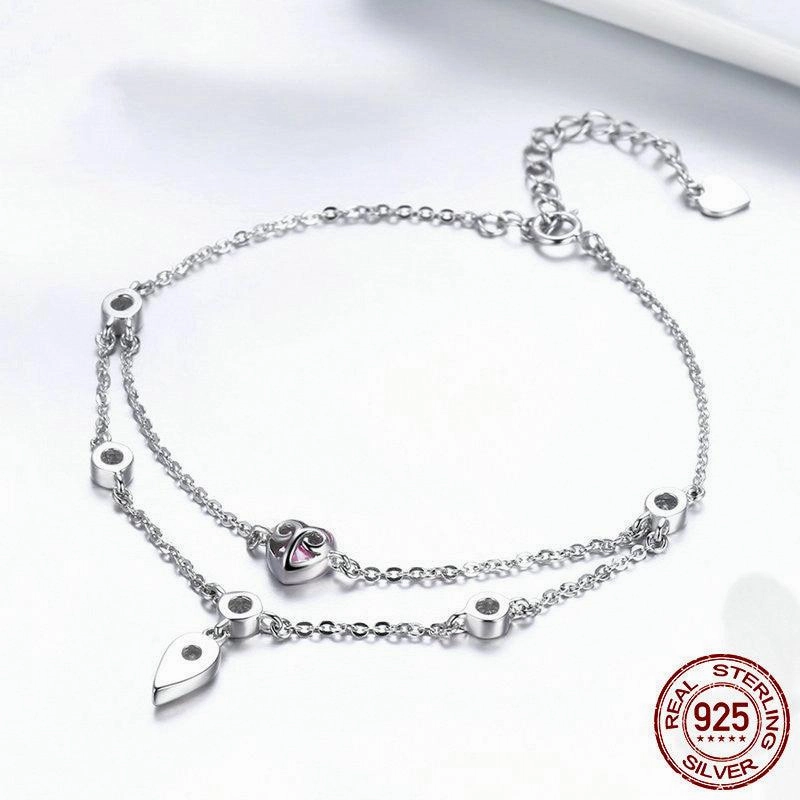 Fashion Bracelet Ladies Sweetheart Inlaid