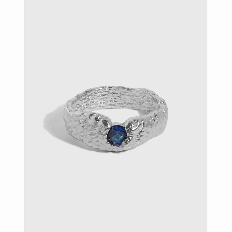 Fashion Micro Set Zircon Texture Ring