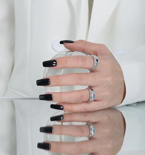 Fashion Micro Set Zircon Texture Ring 