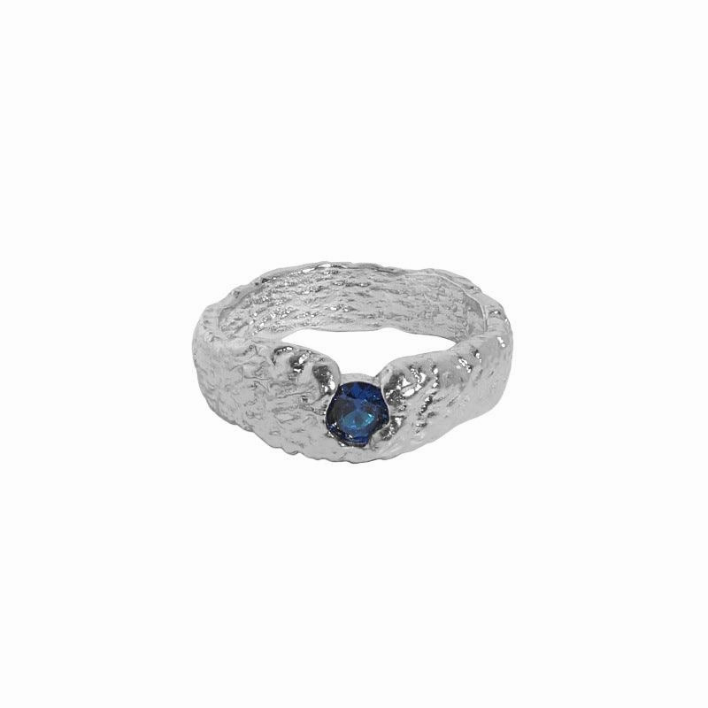 Fashion Micro Set Zircon Texture Ring