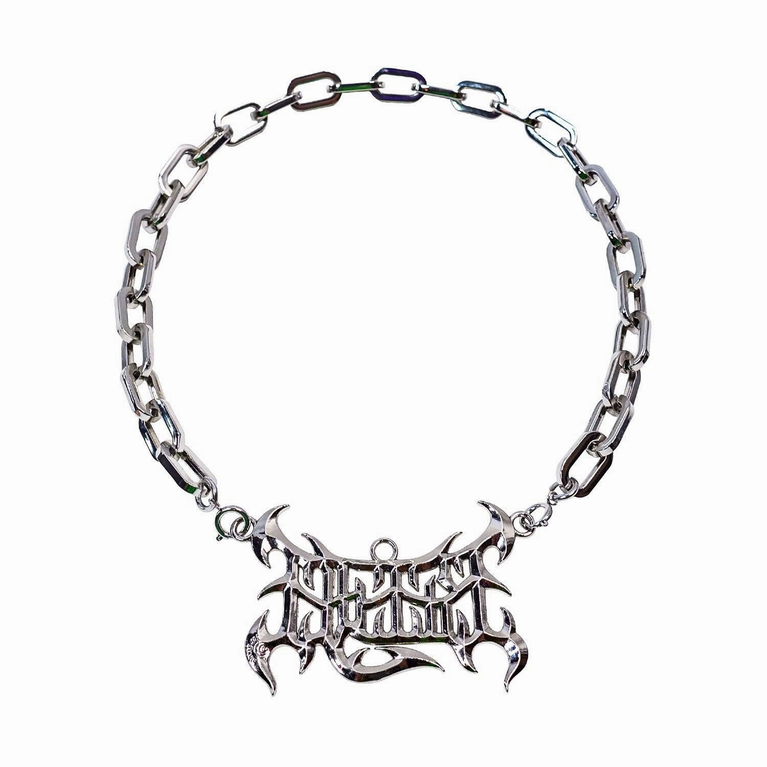 Fashion Personality Punk Letter Sign Necklace