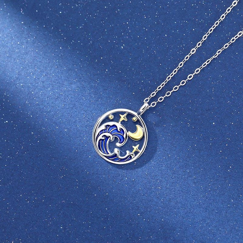 Fashion Sterling Silver Personalized Clavicle Chain