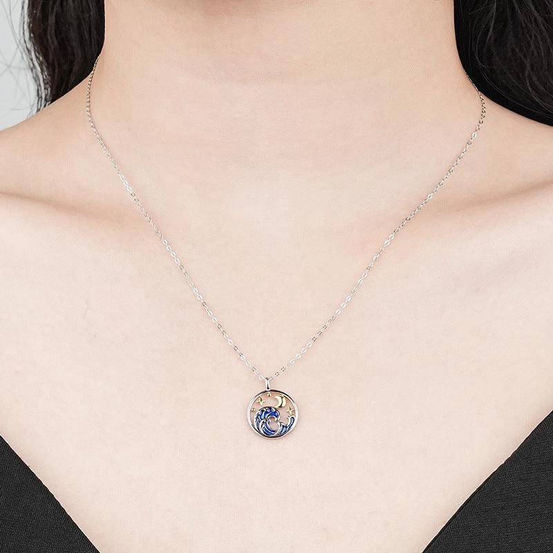 Fashion Sterling Silver Personalized Clavicle Chain