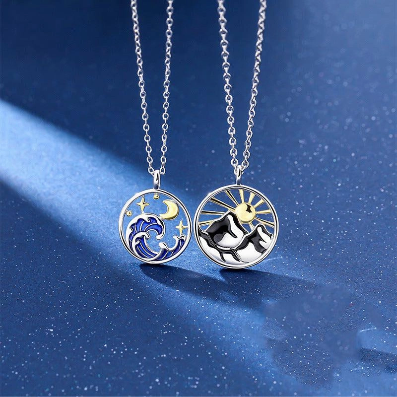 Fashion Sterling Silver Personalized Clavicle Chain 
