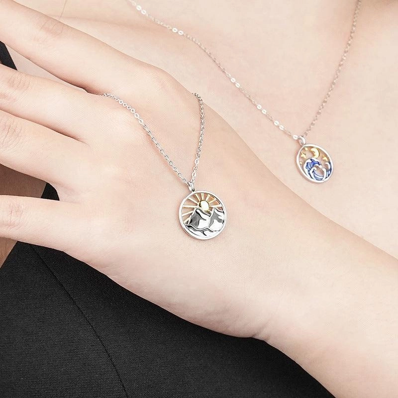 Fashion Sterling Silver Personalized Clavicle Chain