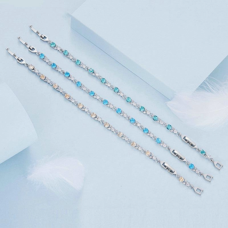 Fashion Versatile Elegant Hollow Diamond Heart Bracelet